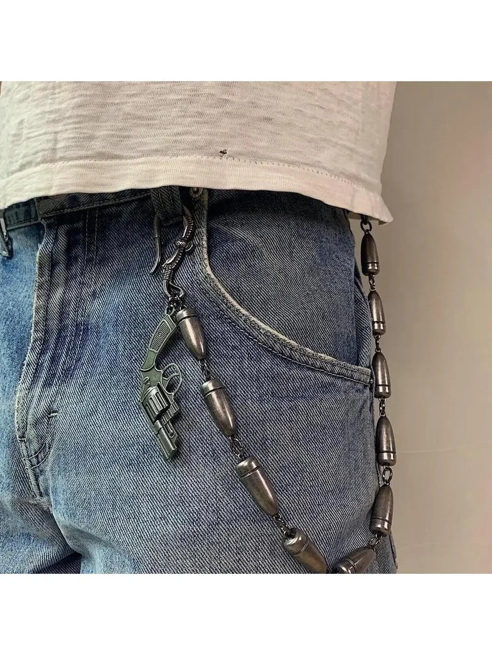 Silver Bullet Pocket Chain. Heavy weight nice quick big clips fits any size